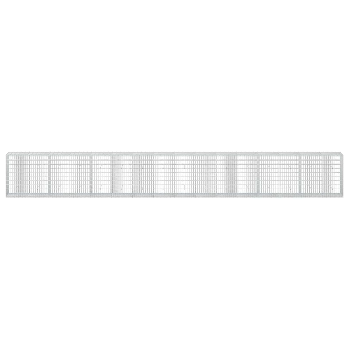 Γκαμπιόν με σύρμα 3,5 mm και πλέγμα 5x10 cm 800x50x100 εκ - Pakobazaar