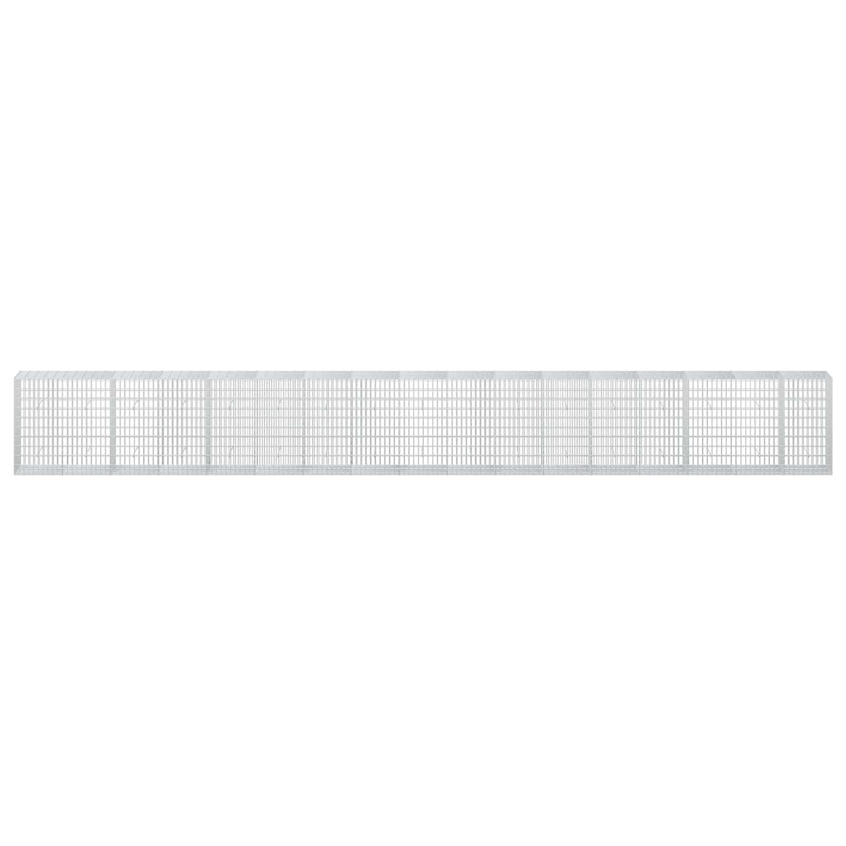 Γκαμπιόν με σύρμα 3,5 mm και πλέγμα 5x10 cm 850x50x100 εκ - Pakobazaar