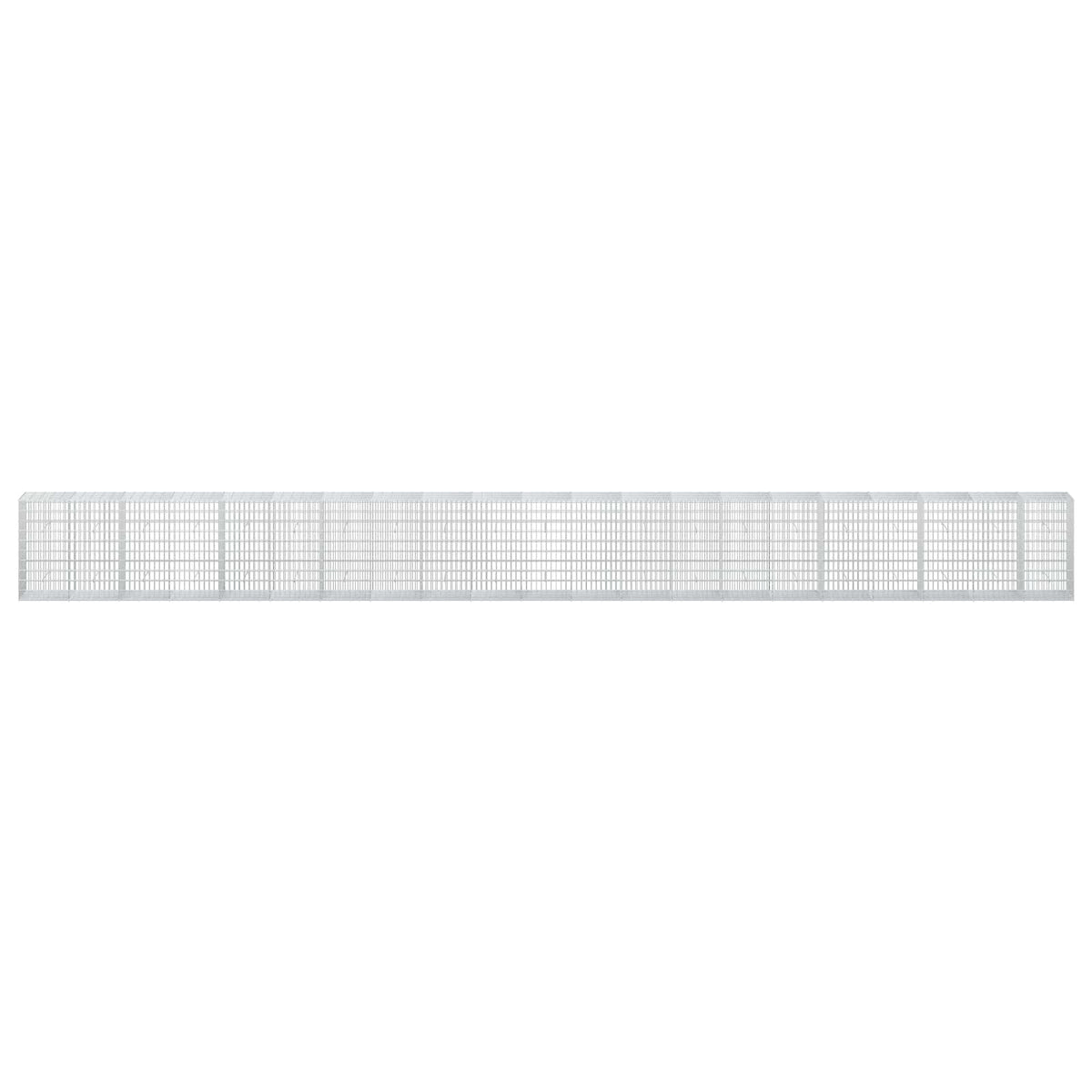 Γκαμπιόν με σύρμα 3,5 mm και πλέγμα 5x10 cm 1050x50x100 εκ - Pakobazaar