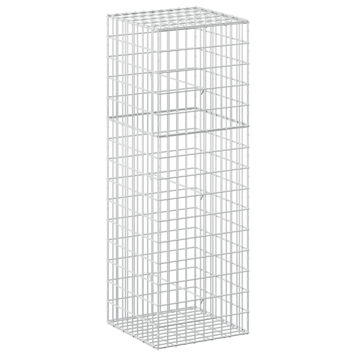 Γκαμπιόν με σύρμα 3,5 mm και πλέγμα 5x10 cm 50x50x150 εκ - Pakobazaar