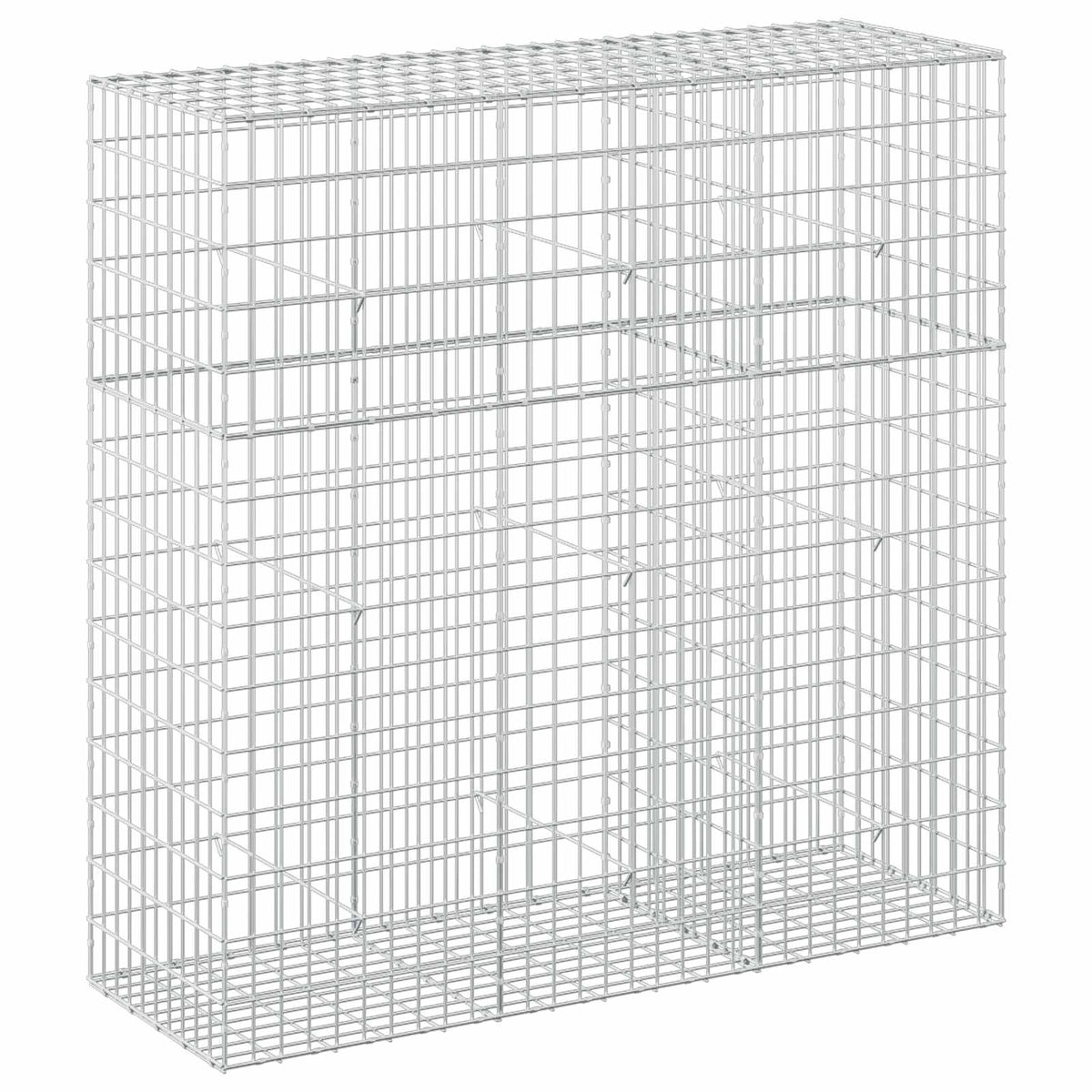 Γκαμπιόν με σύρμα 3,5 mm και πλέγμα 5x10 cm 150x50x150 εκ - Pakobazaar