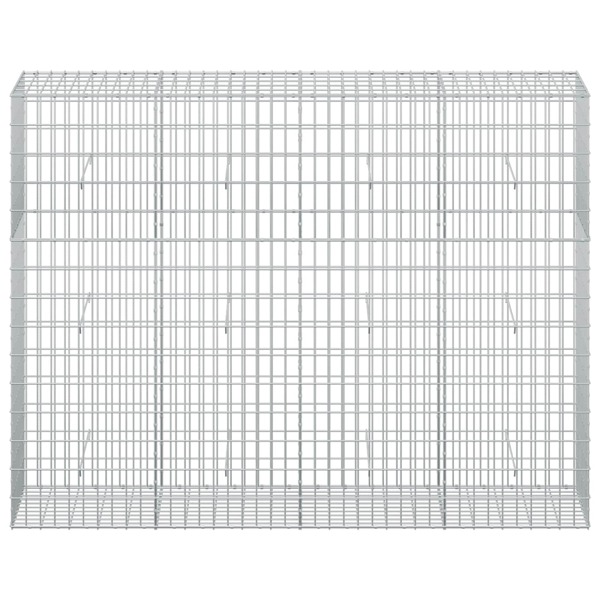 Γκαμπιόν με σύρμα 3,5 mm και πλέγμα 5x10 cm 200x50x150 εκ - Pakobazaar