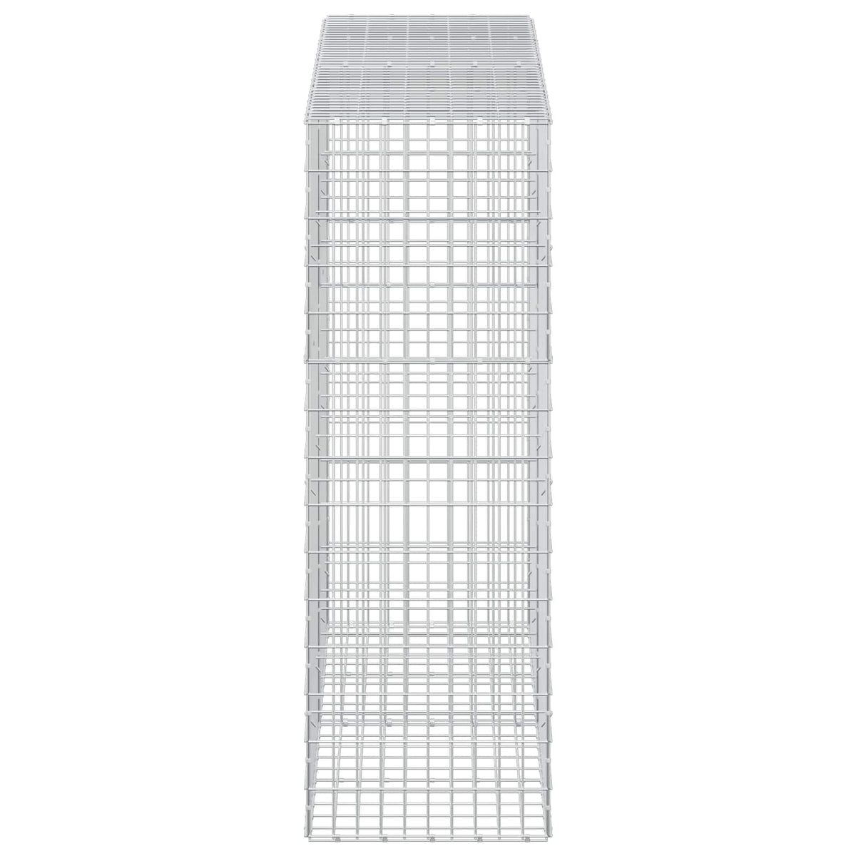 Γκαμπιόν με σύρμα 3,5 mm και πλέγμα 5x10 cm 200x50x150 εκ - Pakobazaar