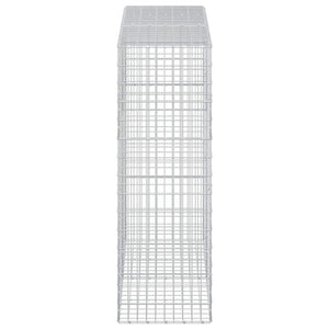 Γκαμπιόν με σύρμα 3,5 mm και πλέγμα 5x10 cm 200x50x150 εκ - Pakobazaar
