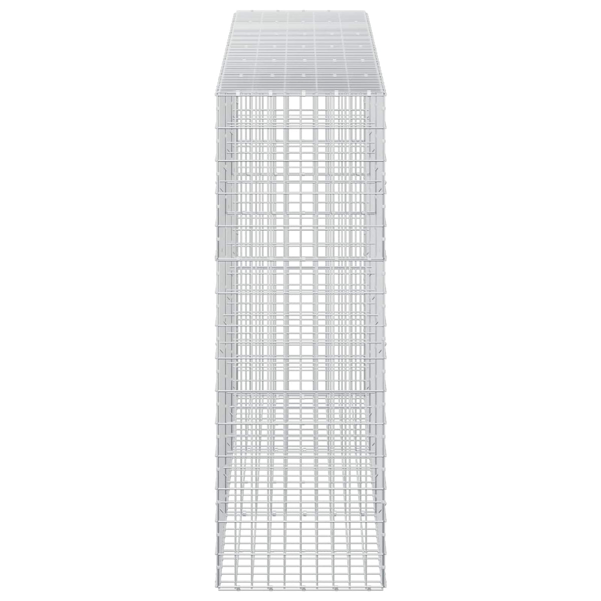 Γκαμπιόν με σύρμα 3,5 mm και πλέγμα 5x10 cm 300x50x150 εκ. - Pakobazaar