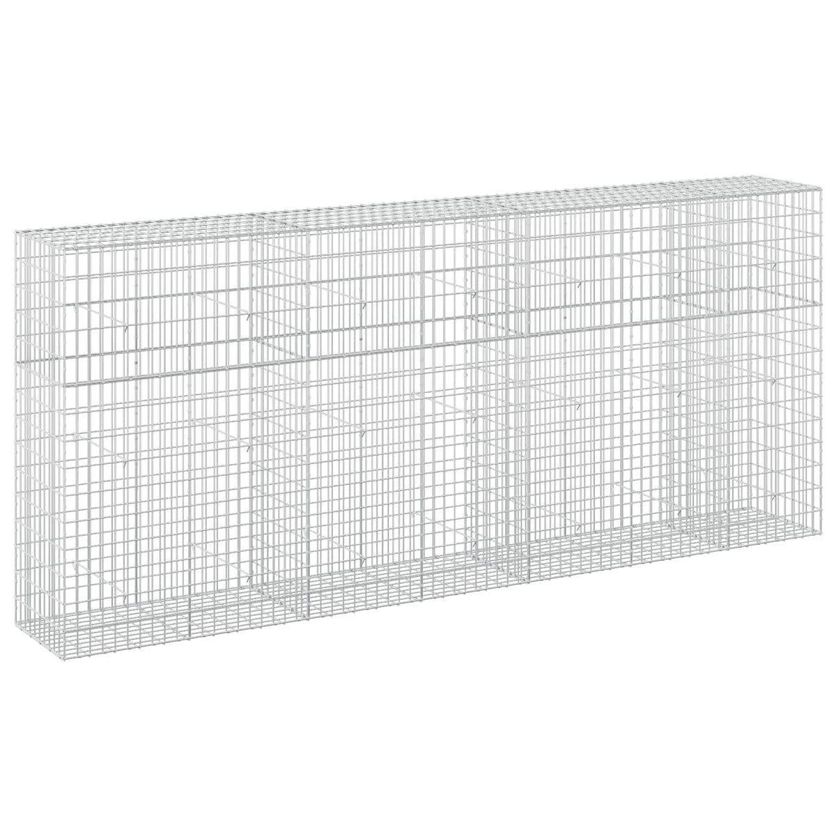Γκαμπιόν με σύρμα 3,5 mm και πλέγμα 5x10 cm 350x50x150 εκ - Pakobazaar