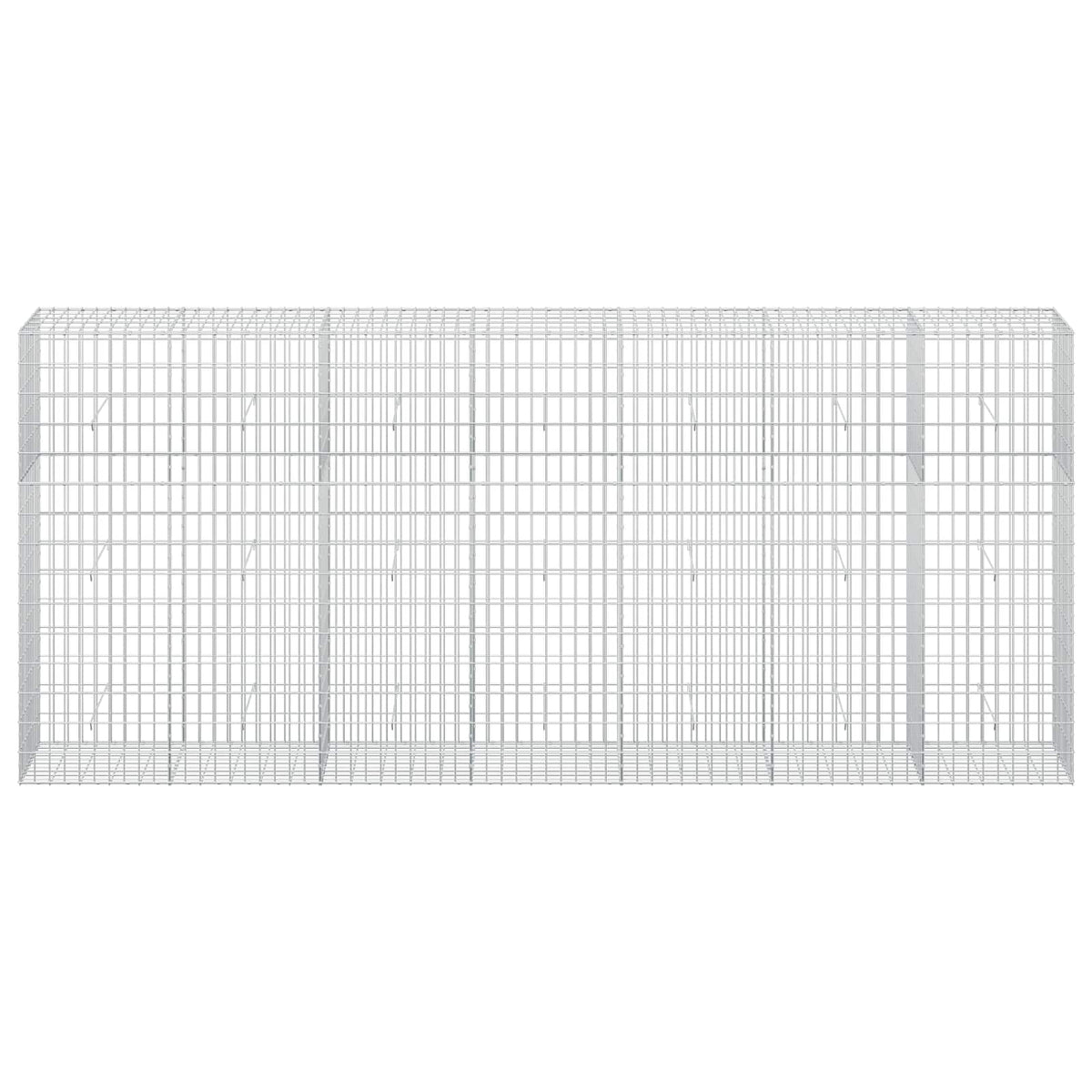 Γκαμπιόν με σύρμα 3,5 mm και πλέγμα 5x10 cm 350x50x150 εκ - Pakobazaar