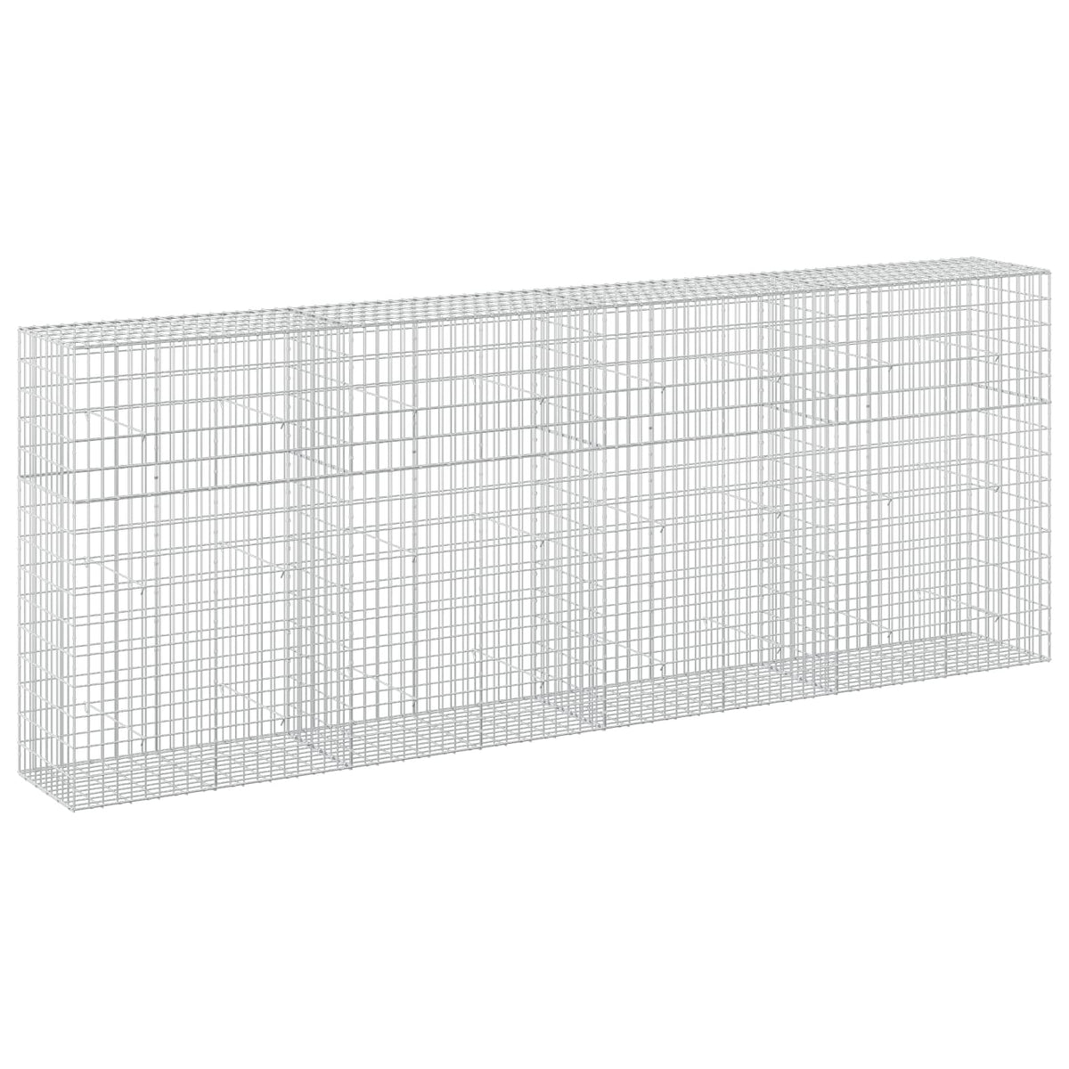 Γκαμπιόν με σύρμα 3,5 mm και πλέγμα 5x10 cm 400x50x150 εκ - Pakobazaar