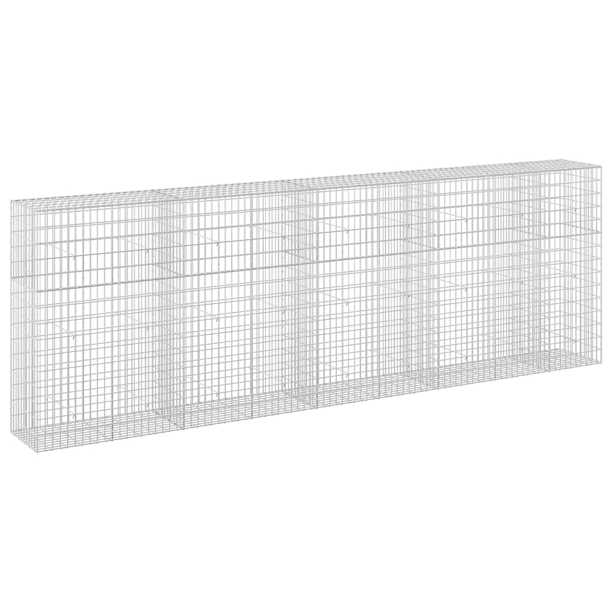 Γκαμπιόν με σύρμα 3,5 mm και πλέγμα 5x10 cm 450x50x150 εκ - Pakobazaar