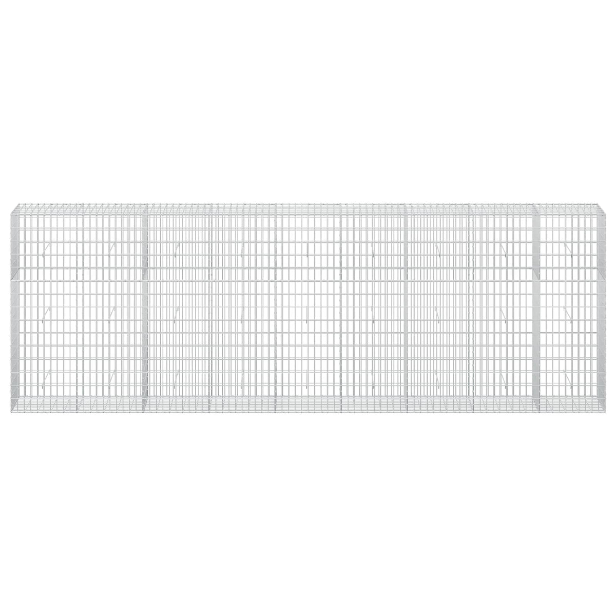 Γκαμπιόν με σύρμα 3,5 mm και πλέγμα 5x10 cm 450x50x150 εκ - Pakobazaar