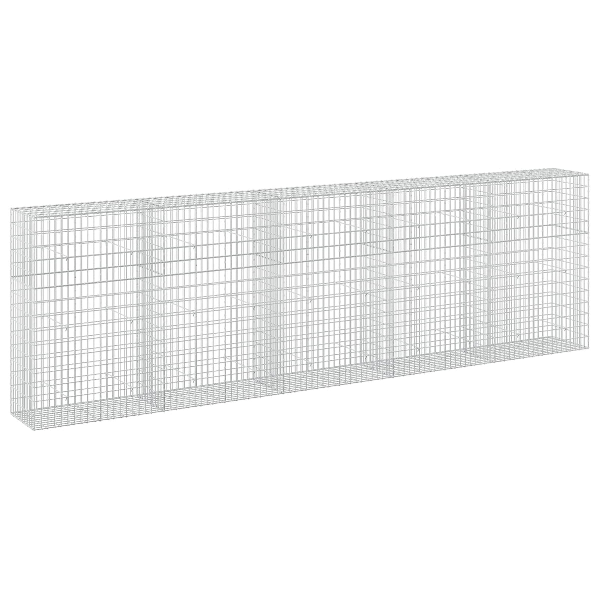 Γκαμπιόν με σύρμα 3,5 mm και πλέγμα 5x10 cm 500x50x150 εκ - Pakobazaar