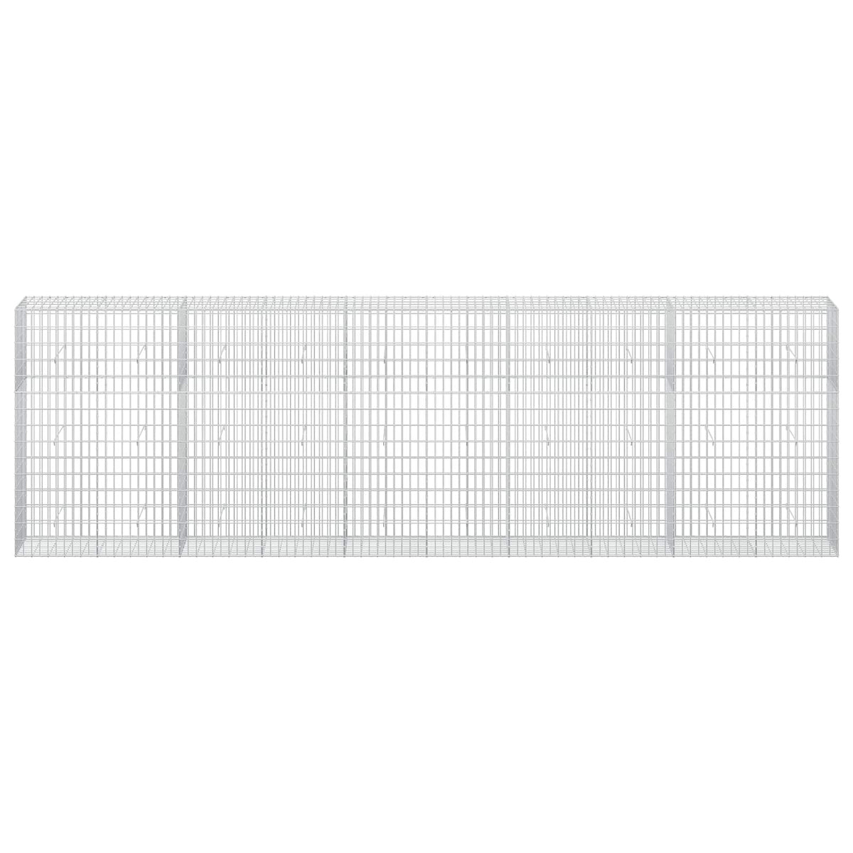 Γκαμπιόν με σύρμα 3,5 mm και πλέγμα 5x10 cm 500x50x150 εκ - Pakobazaar