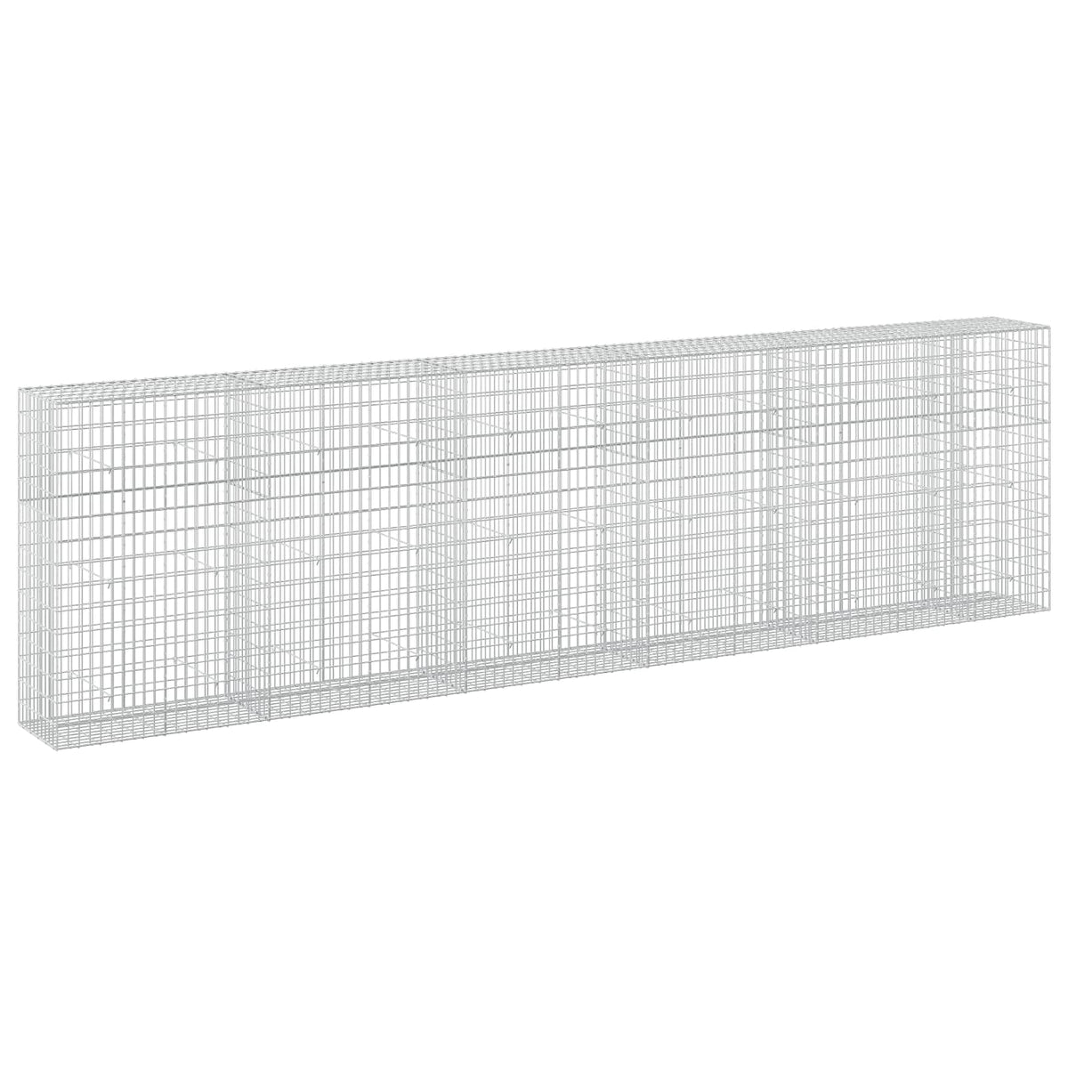 Γκαμπιόν με σύρμα 3,5 mm και πλέγμα 5x10 cm 550x50x150 εκ. - Pakobazaar