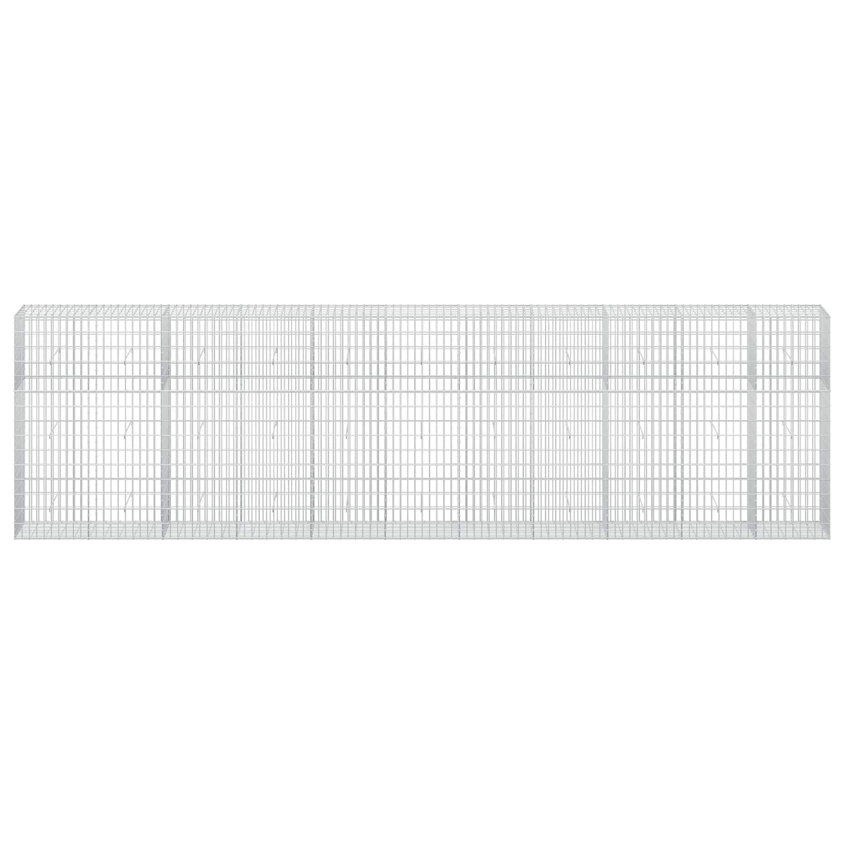 Γκαμπιόν με σύρμα 3,5 mm και πλέγμα 5x10 cm 550x50x150 εκ. - Pakobazaar