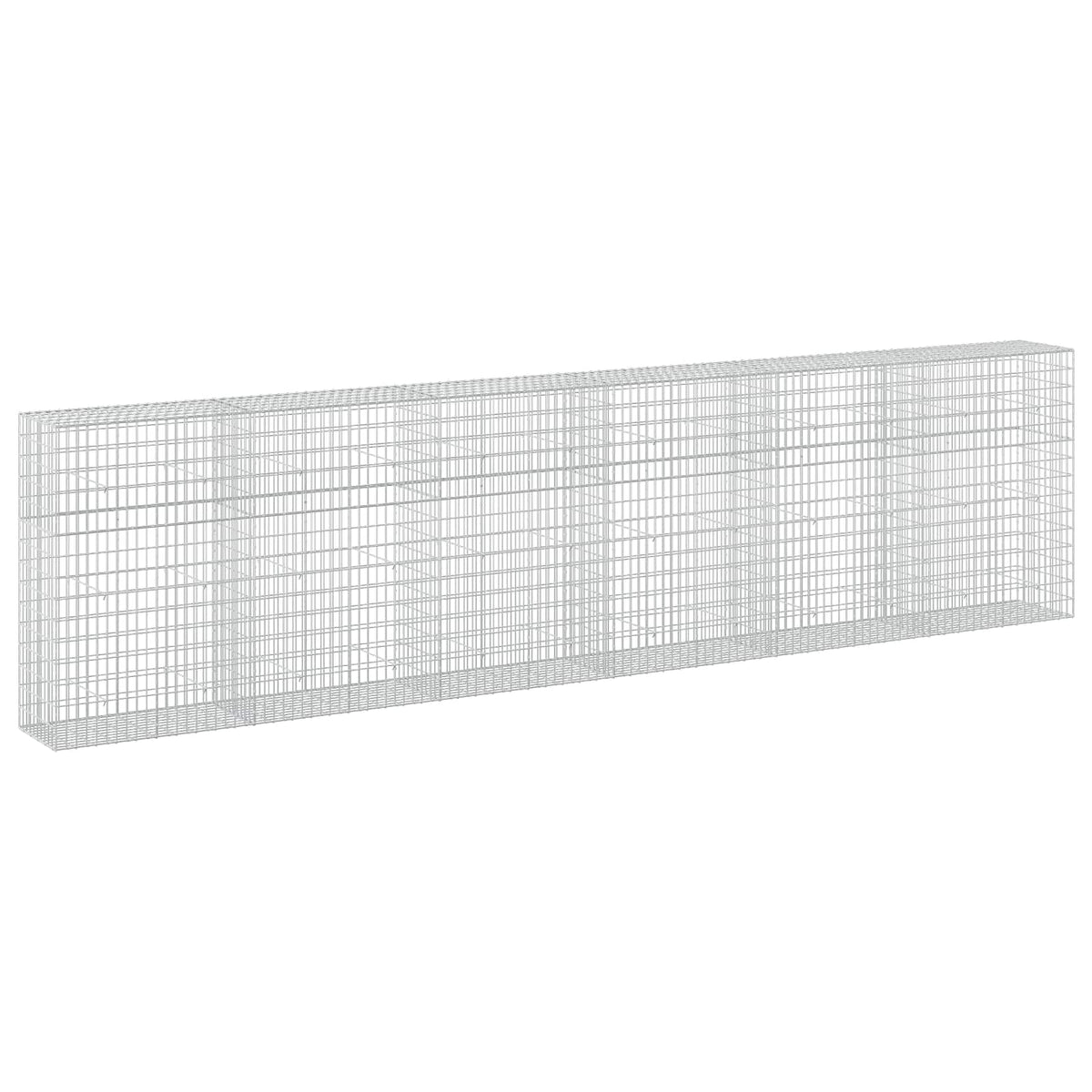 Γκαμπιόν με σύρμα 3,5 mm και πλέγμα 5x10 cm 600x50x150 εκ - Pakobazaar