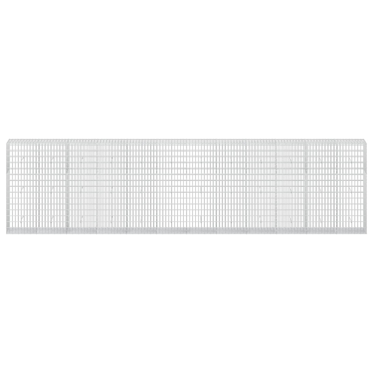 Γκαμπιόν με σύρμα 3,5 mm και πλέγμα 5x10 cm 600x50x150 εκ - Pakobazaar