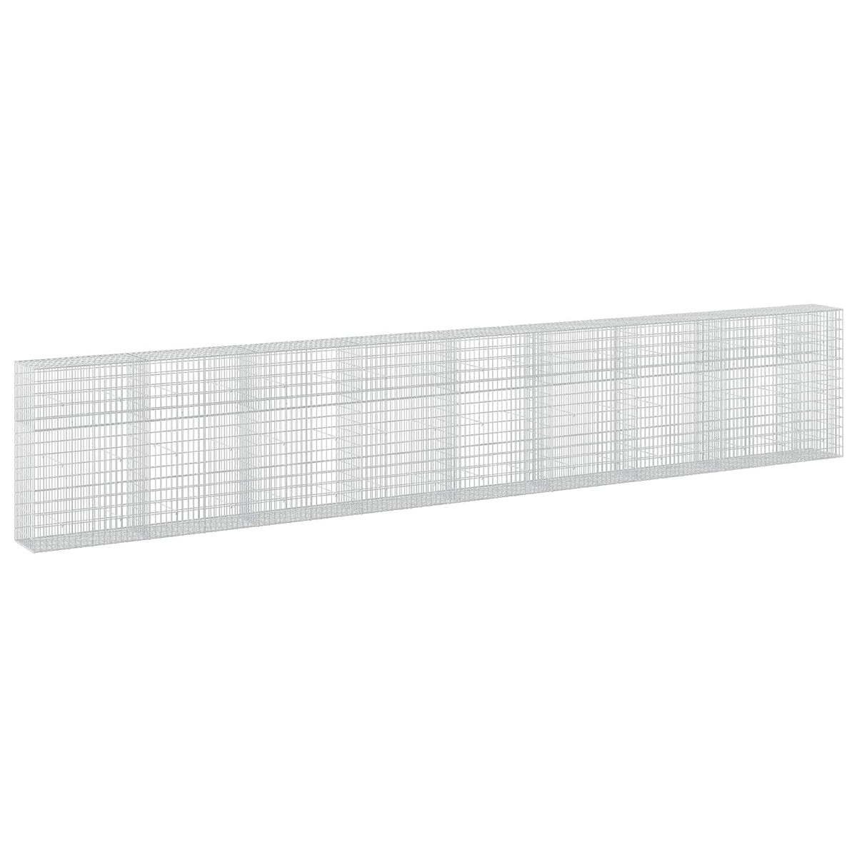 Γκαμπιόν με σύρμα 3,5 mm και πλέγμα 5x10 cm 850x50x150 εκ - Pakobazaar