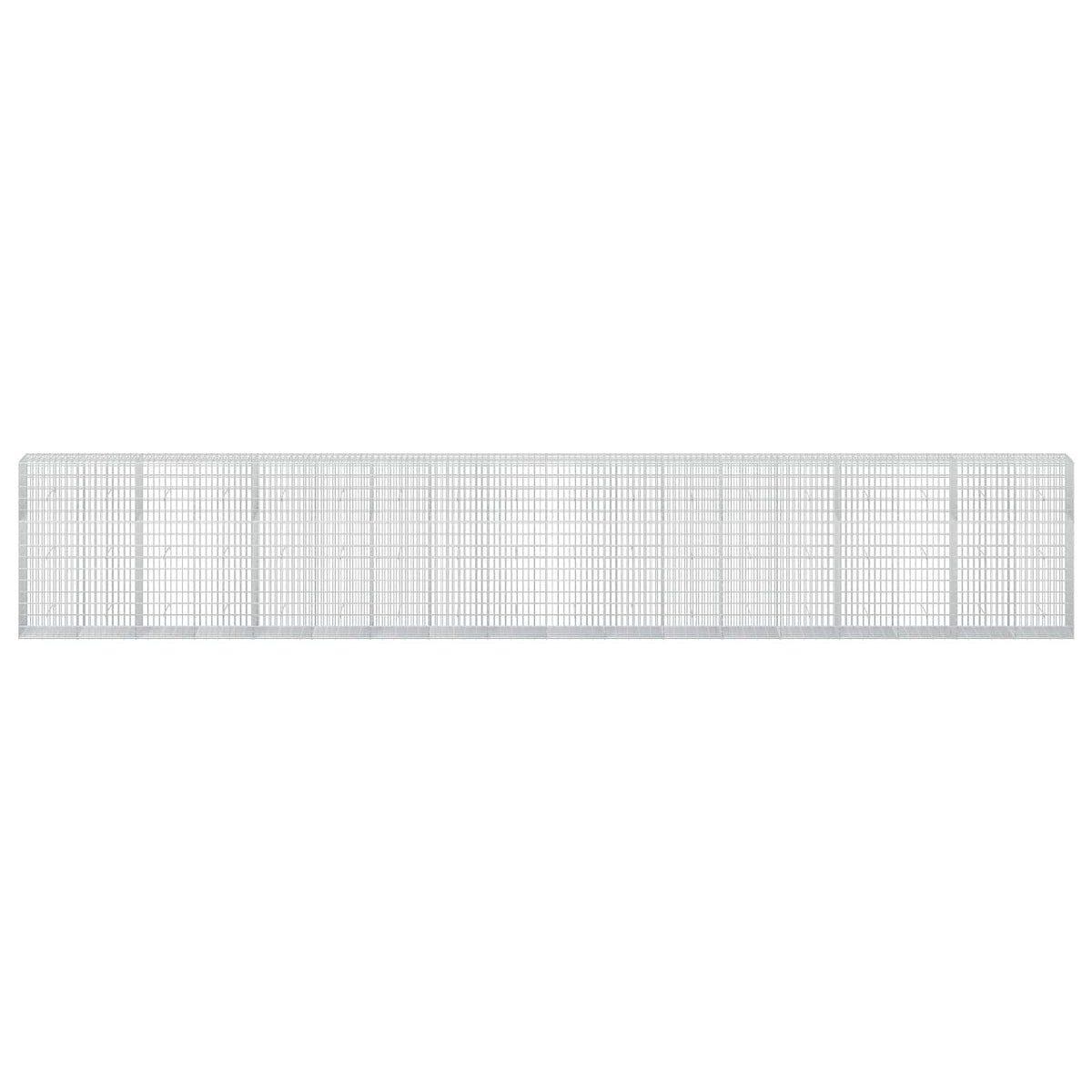 Γκαμπιόν με σύρμα 3,5 mm και πλέγμα 5x10 cm 900x50x150 εκ - Pakobazaar
