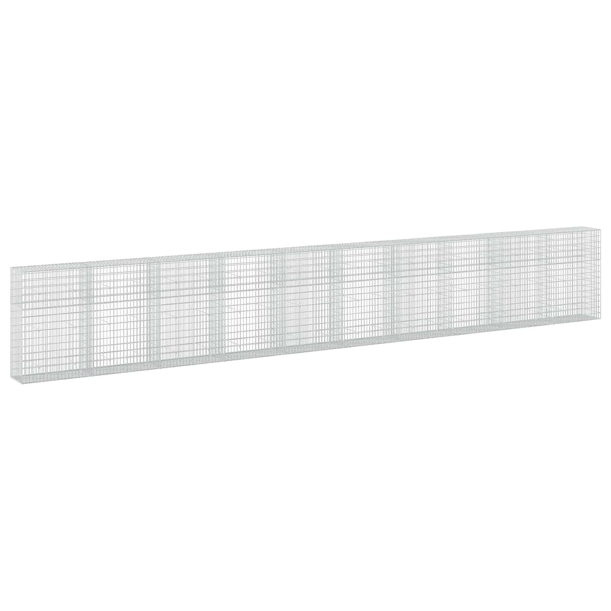 Γκαμπιόν με σύρμα 3,5 mm και πλέγμα 5x10 cm 1000x50x150 εκ - Pakobazaar