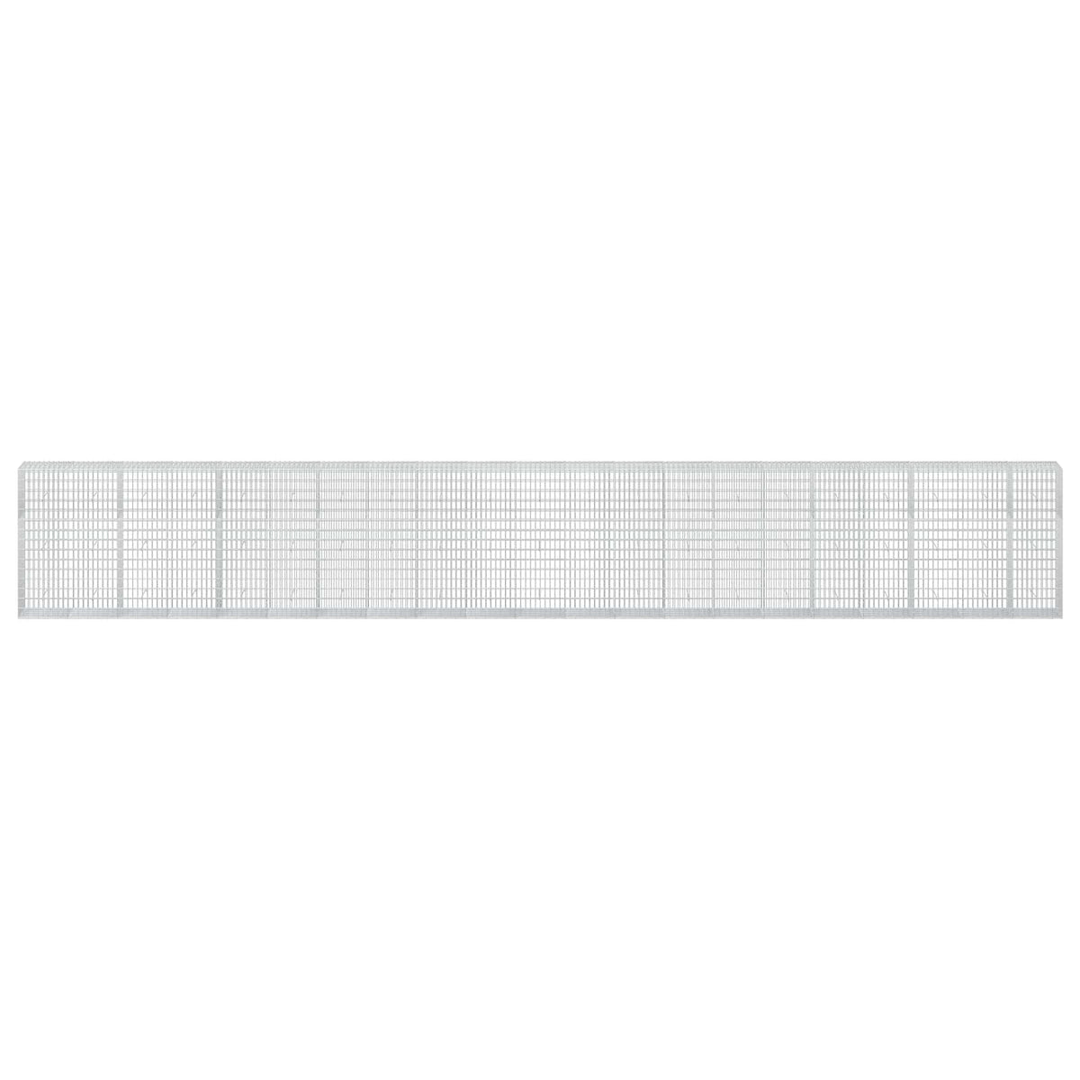 Γκαμπιόν με σύρμα 3,5 mm και πλέγμα 5x10 cm 1050x50x150 εκ - Pakobazaar