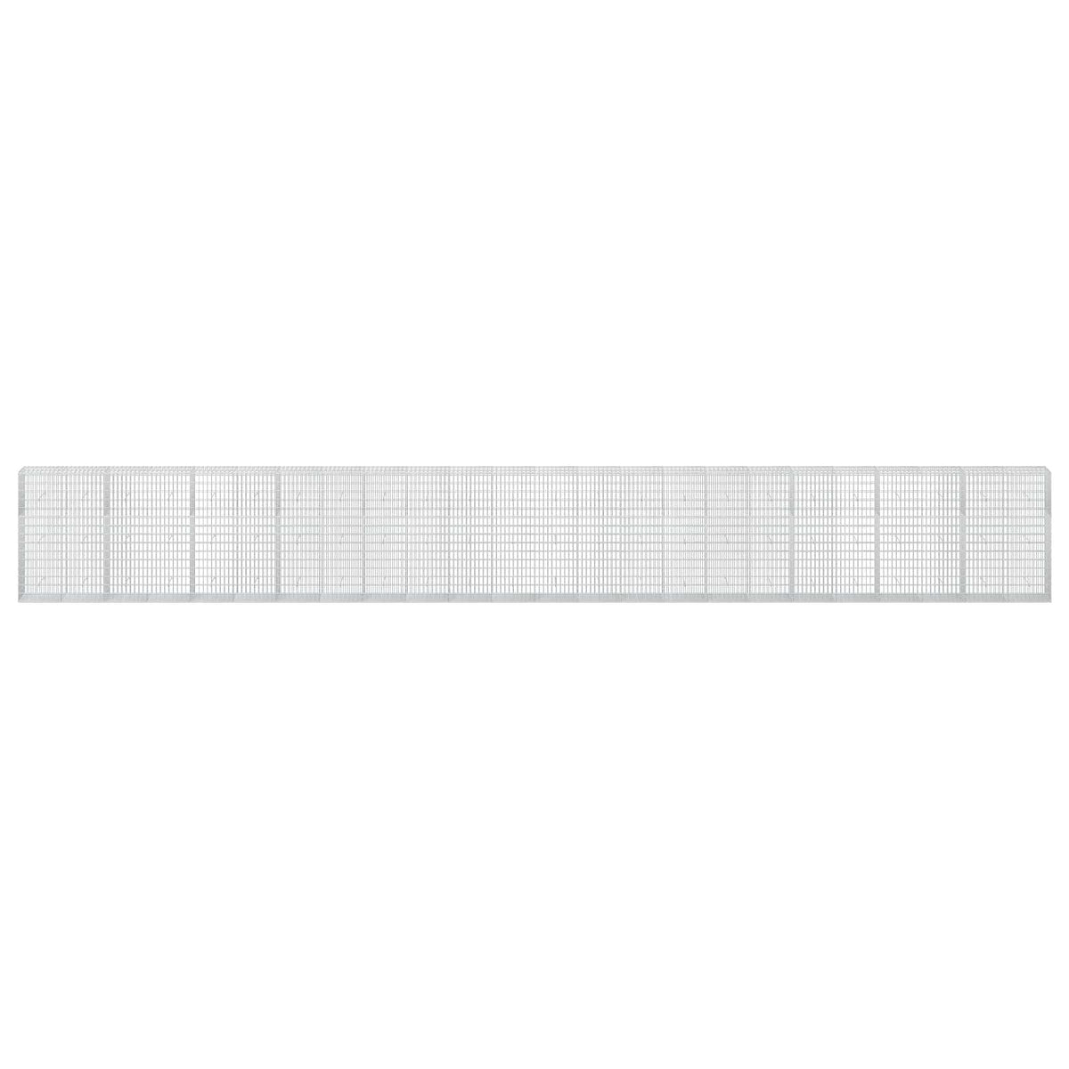 Γκαμπιόν με σύρμα 3,5 mm και πλέγμα 5x10 cm 1200x50x150 εκ.