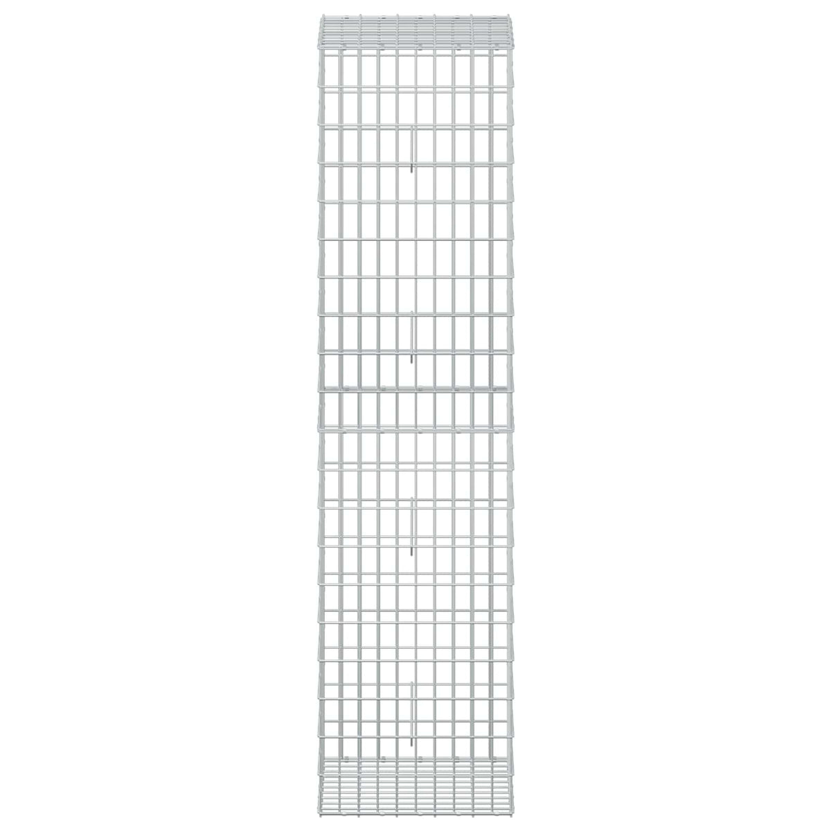 Γκαμπιόν με σύρμα 3,5 mm και πλέγμα 5x10 cm 50x50x200 εκ - Pakobazaar