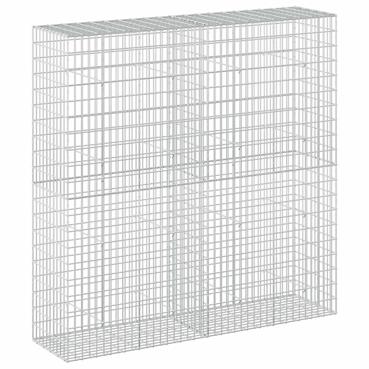 Γκαμπιόν με σύρμα 3,5 mm και πλέγμα 5x10 cm 200x50x200 εκ - Pakobazaar