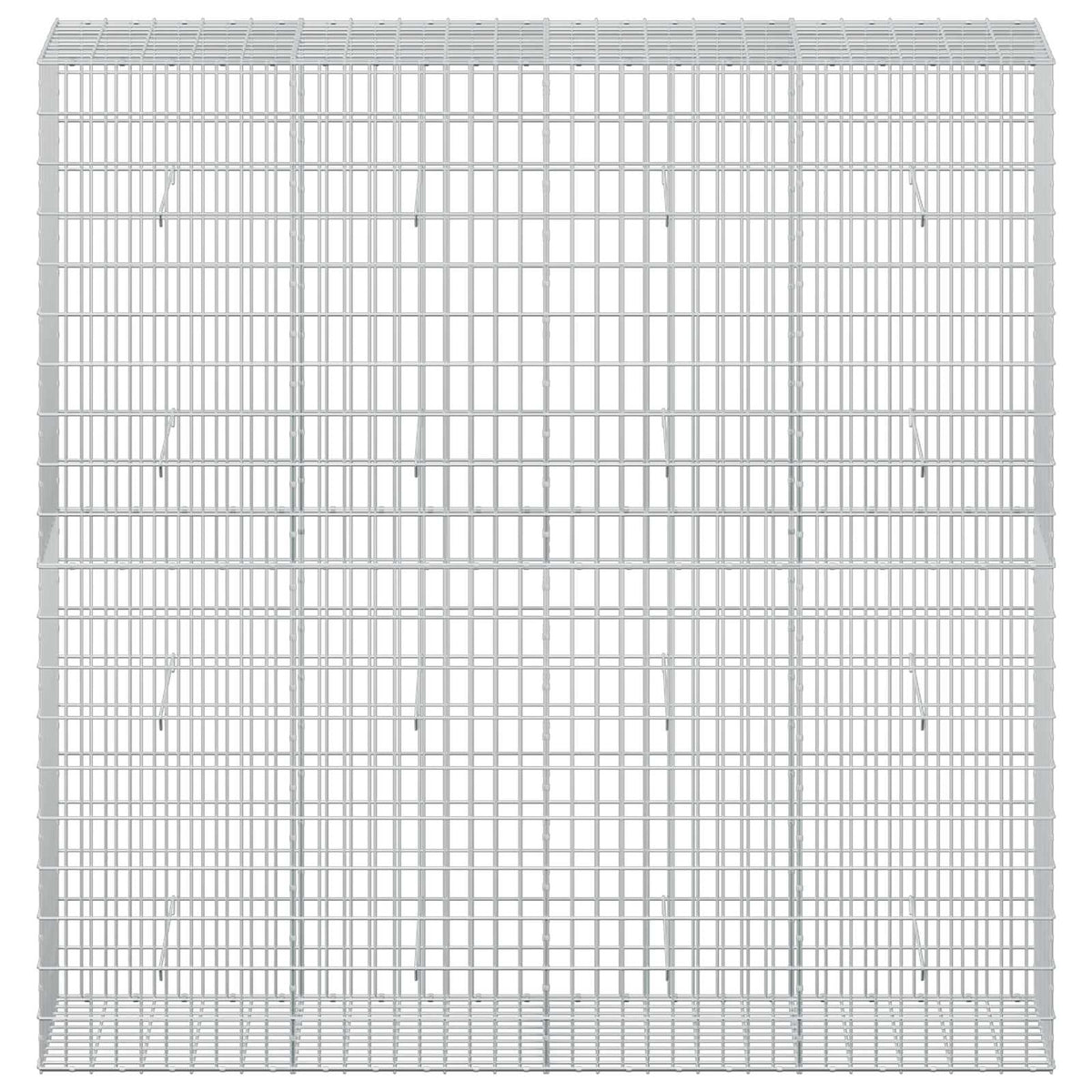 Γκαμπιόν με σύρμα 3,5 mm και πλέγμα 5x10 cm 200x50x200 εκ - Pakobazaar