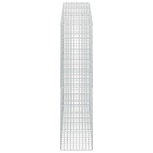 Γκαμπιόν με σύρμα 3,5 mm και πλέγμα 5x10 cm 250x50x200 εκ. - Pakobazaar
