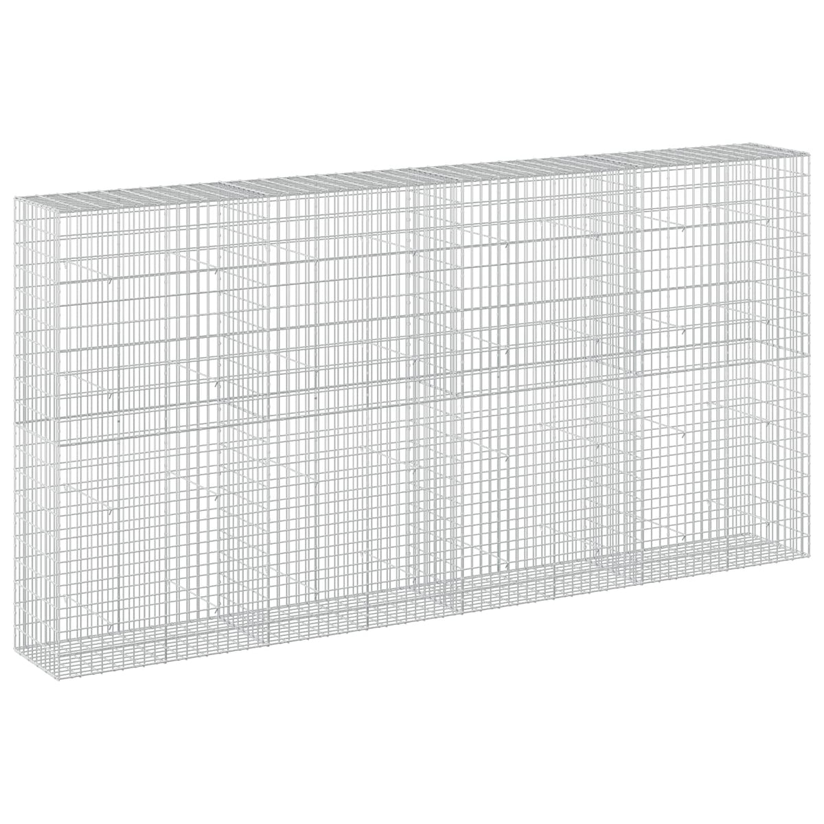 Γκαμπιόν με σύρμα 3,5 mm και πλέγμα 5x10 cm 400x50x200 εκ - Pakobazaar