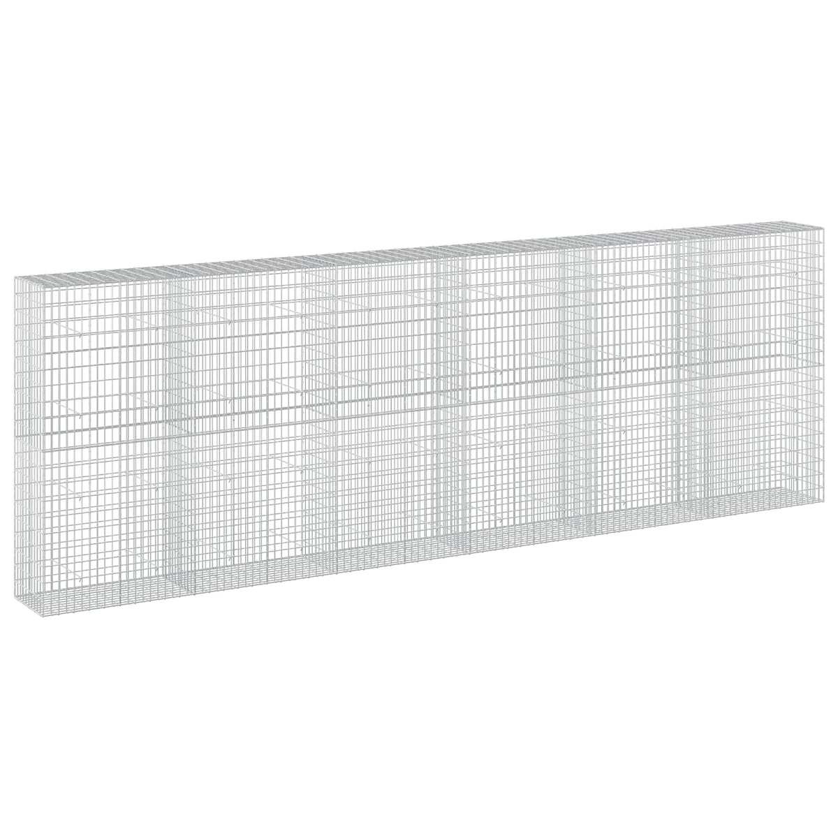 Γκαμπιόν με σύρμα 3,5 mm και πλέγμα 5x10 cm 600x50x200 εκ - Pakobazaar