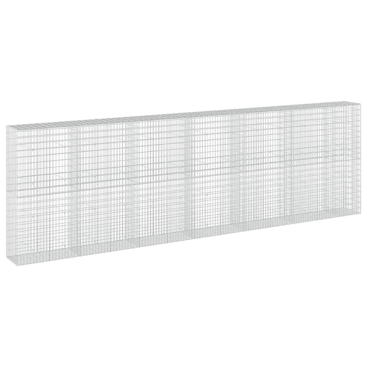 Γκαμπιόν με σύρμα 3,5 mm και πλέγμα 5x10 cm 650x50x200 εκ - Pakobazaar