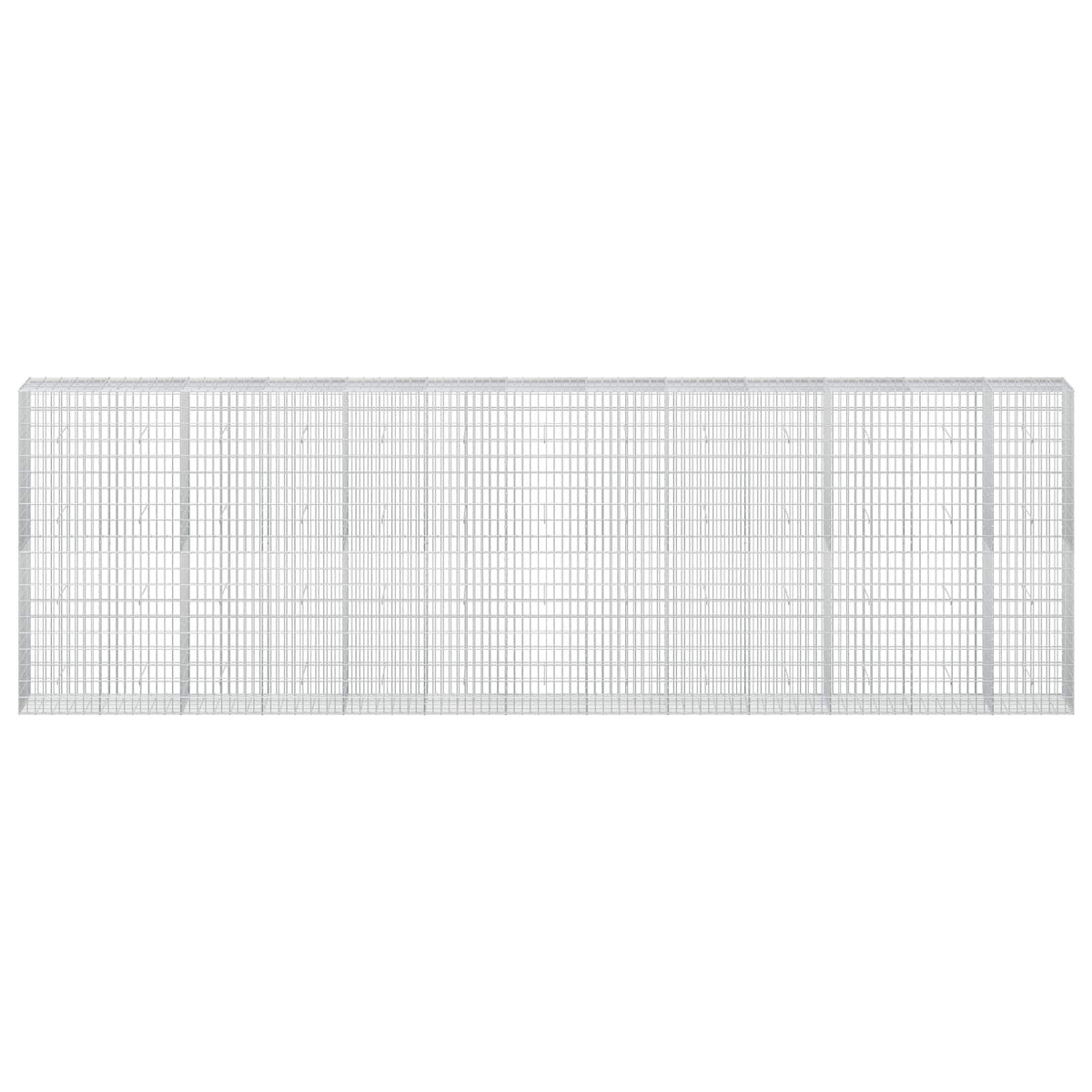Γκαμπιόν με σύρμα 3,5 mm και πλέγμα 5x10 cm 650x50x200 εκ - Pakobazaar