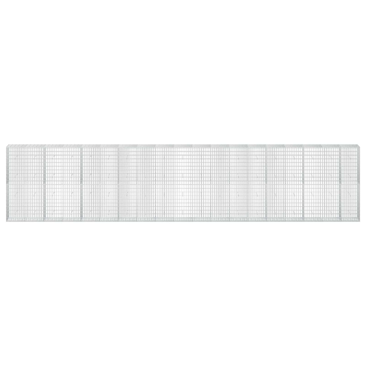 Γκαμπιόν με σύρμα 3,5 mm και πλέγμα 5x10 cm 950x50x200 εκ - Pakobazaar