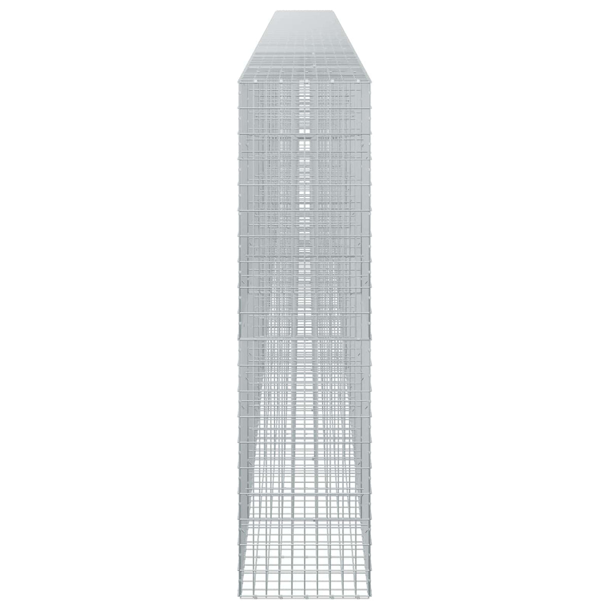 Γκαμπιόν με σύρμα 3,5 mm και πλέγμα 5x10 cm 950x50x200 εκ - Pakobazaar