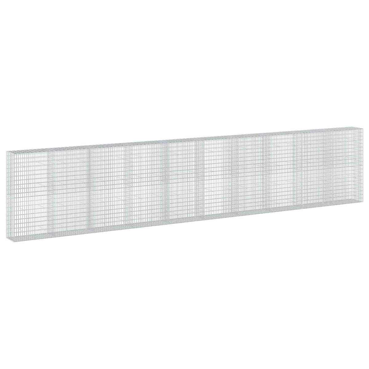 Γκαμπιόν με σύρμα 3,5 mm και πλέγμα 5x10 cm 1000x50x200 εκ - Pakobazaar