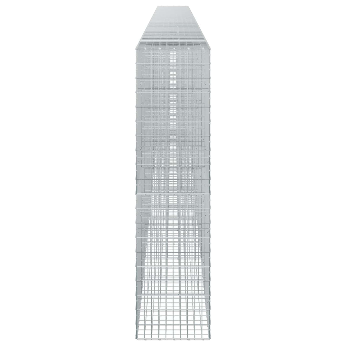 Γκαμπιόν με σύρμα 3,5 mm και πλέγμα 5x10 cm 1000x50x200 εκ - Pakobazaar
