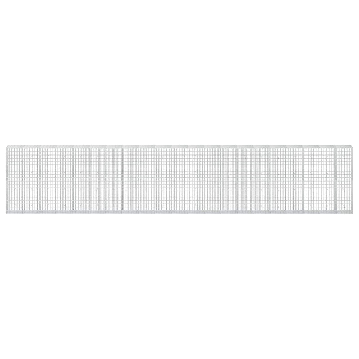 Γκαμπιόν με σύρμα 3,5 mm και πλέγμα 5x10 cm 1050x50x200 εκ - Pakobazaar