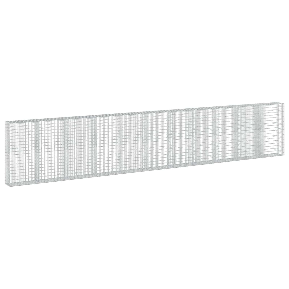 Γκαμπιόν με σύρμα 3,5 mm και πλέγμα 5x10 cm 1100x50x200 εκ - Pakobazaar