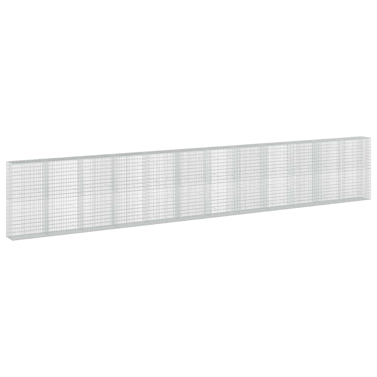 Γκαμπιόν με σύρμα 3,5 mm και πλέγμα 5x10 cm 1200x50x200 εκ - Pakobazaar
