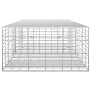 Γκαμπιόν με σύρμα 3,5 mm και πλέγμα 5x10 cm 200x100x50 εκ - Pakobazaar