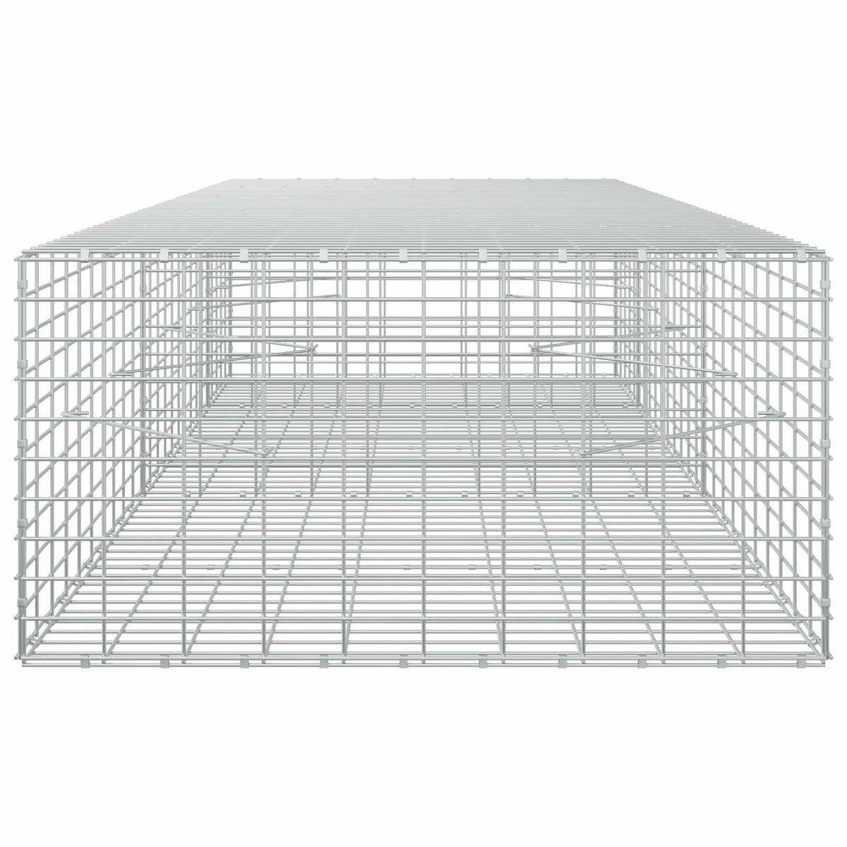 Γκαμπιόν με σύρμα 3,5 mm και πλέγμα 5x10 cm 250x100x50 εκ.