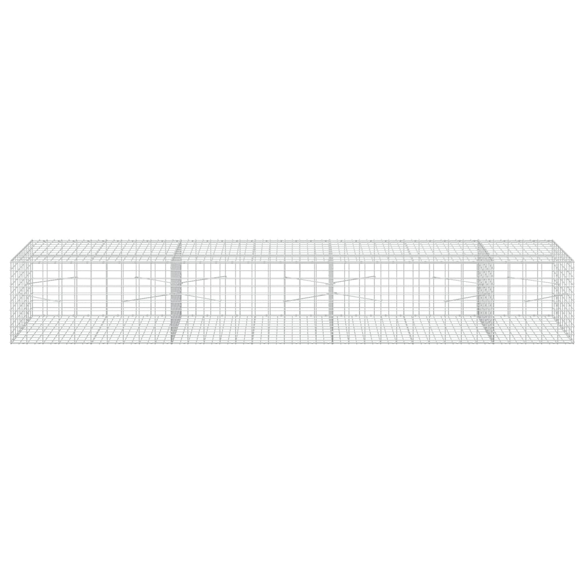Γκαμπιόν με σύρμα 3,5 mm και πλέγμα 5x10 cm 350x100x50 εκ.