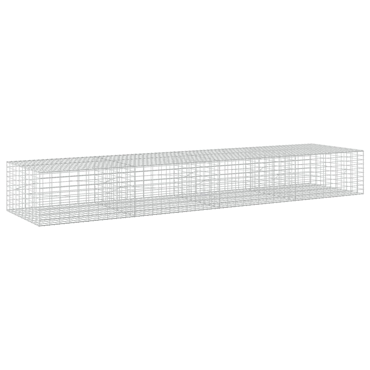 Γκαμπιόν με σύρμα 3,5 mm και πλέγμα 5x10 cm 400x100x50 εκ. - Pakobazaar