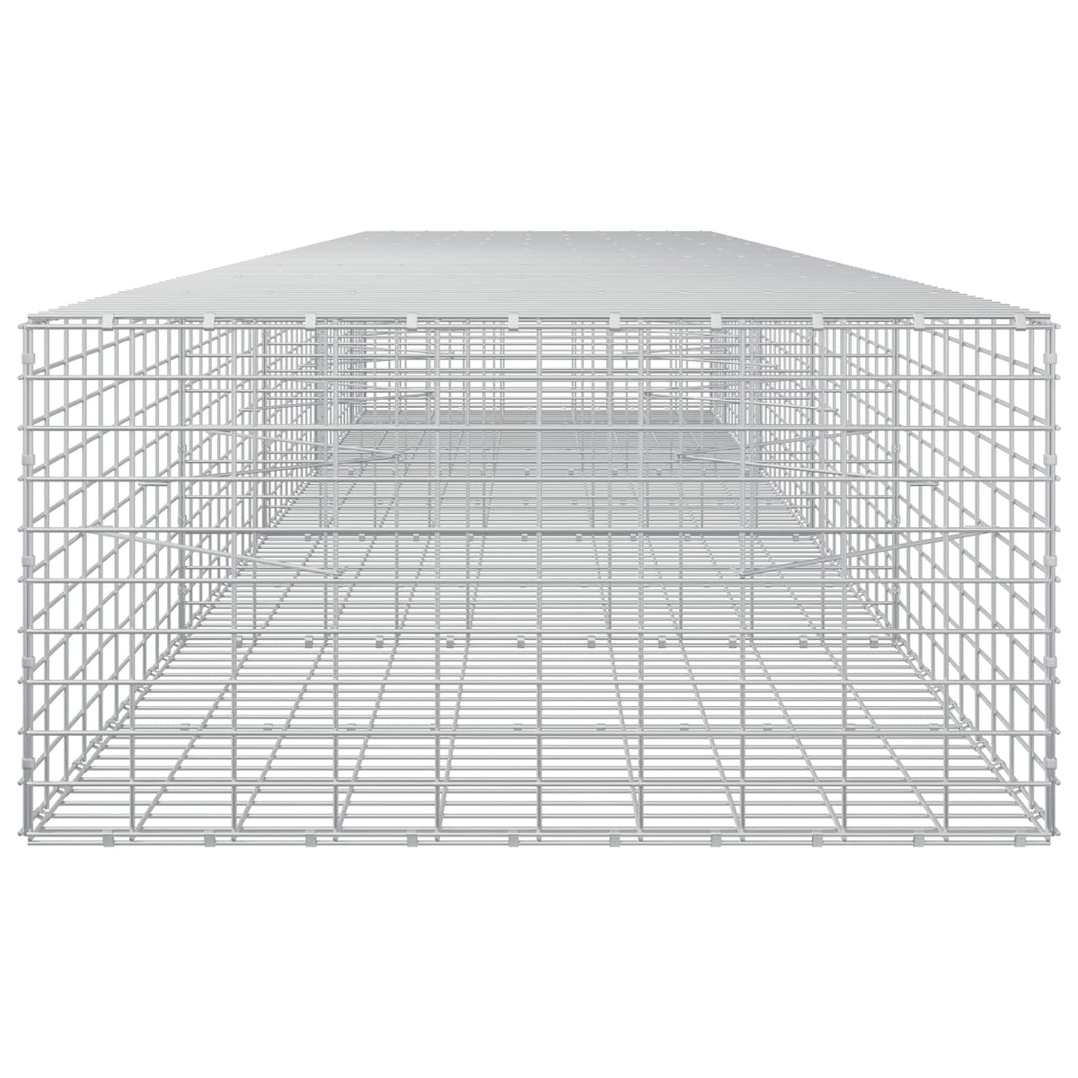 Γκαμπιόν με σύρμα 3,5 mm και πλέγμα 5x10 cm 450x100x50 εκ - Pakobazaar