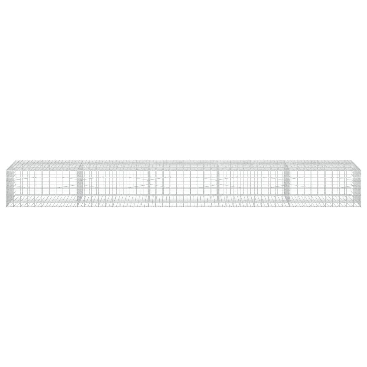 Γκαμπιόν με σύρμα 3,5 mm και πλέγμα 5x10 cm 500x100x50 εκ - Pakobazaar