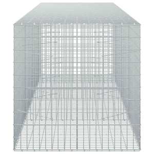 Γκαμπιόν με σύρμα 3,5 mm και πλέγμα 5x10 cm 350x100x100 εκ. - Pakobazaar