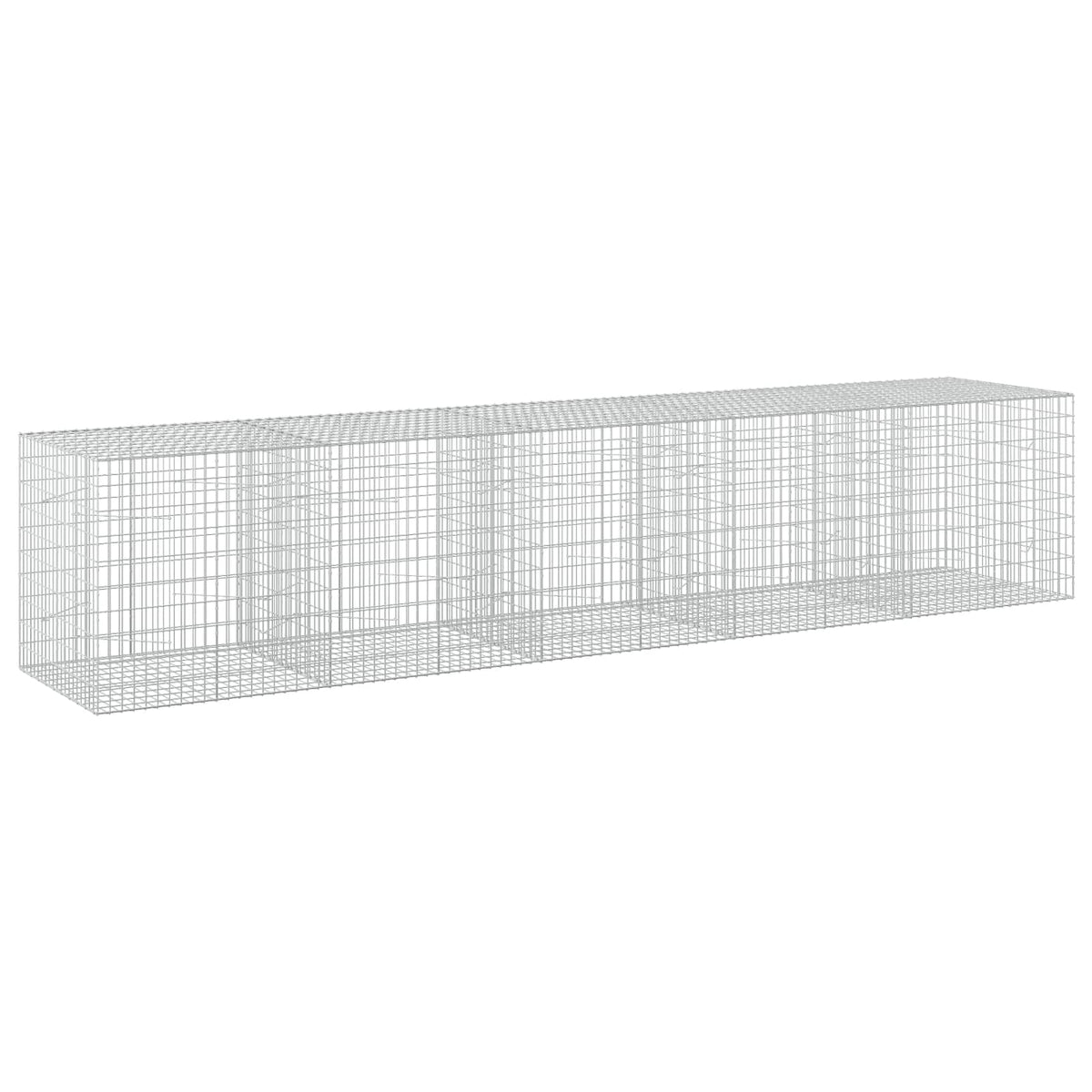Γκαμπιόν με σύρμα 3,5 mm και πλέγμα 5x10 cm 500x100x100 εκ - Pakobazaar