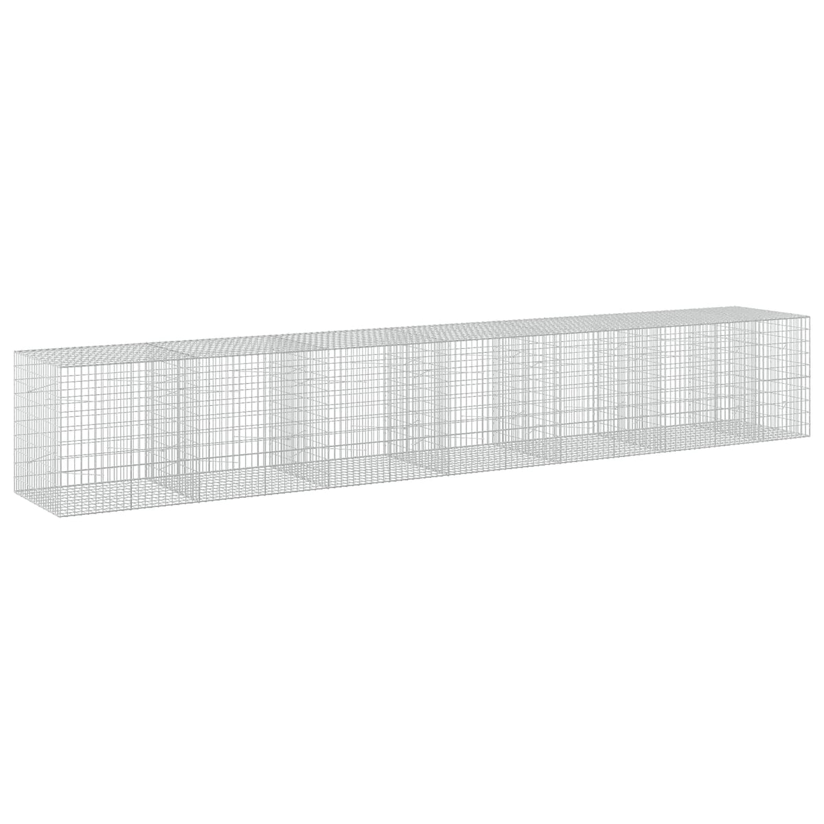 Γκαμπιόν με σύρμα 3,5 mm και πλέγμα 5x10 cm 650x100x100 εκ - Pakobazaar