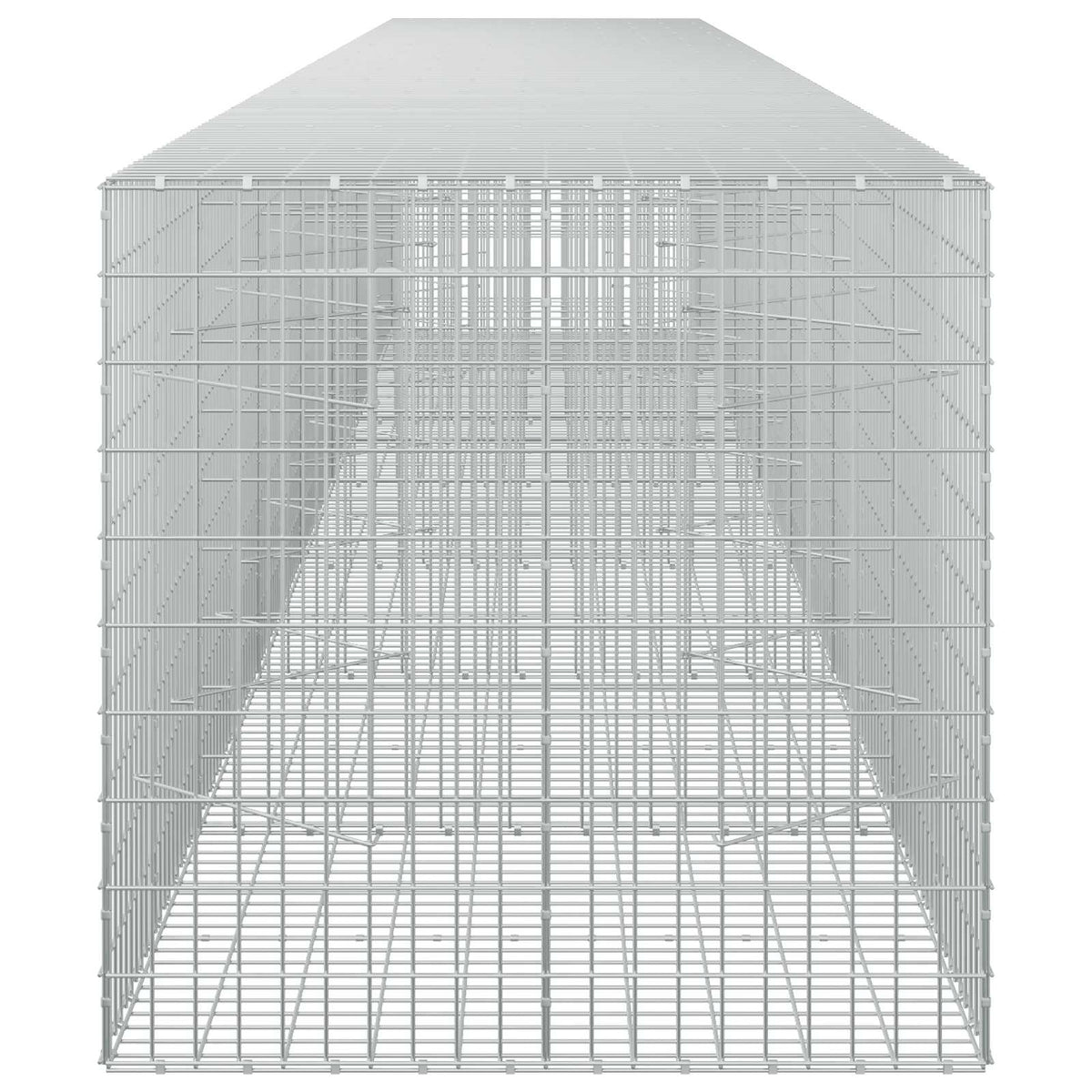 Γκαμπιόν με σύρμα 3,5 mm και πλέγμα 5x10 cm 700x100x100 εκ. - Pakobazaar